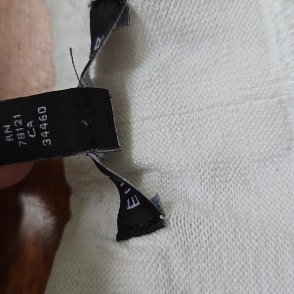 Eileen Fisher white washable stretch crepe lantern ankle pants size PP - Picture 7 of 12